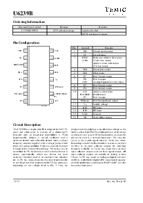 浏览型号U6239B的Datasheet PDF文件第2页