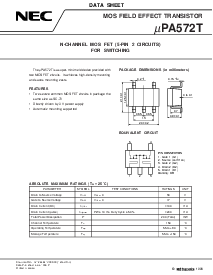 浏览型号uPA572T的Datasheet PDF文件第1页