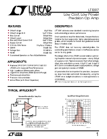 浏览型号LT1097的Datasheet PDF文件第1页