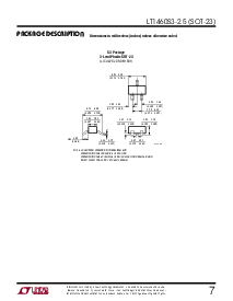 浏览型号LT1460S3-2.5 (SOT-23)的Datasheet PDF文件第7页