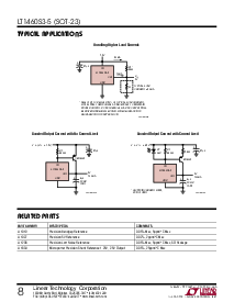 浏览型号LT1460S3-5 (SOT-23)的Datasheet PDF文件第8页