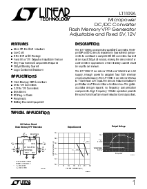 浏览型号LT1109A的Datasheet PDF文件第1页