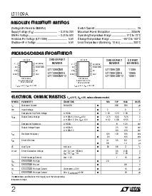 浏览型号LT1109A的Datasheet PDF文件第2页