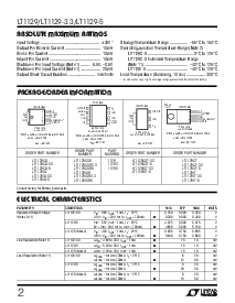 浏览型号LT1129的Datasheet PDF文件第2页