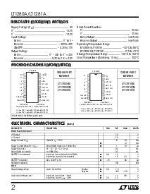 浏览型号LT1280A的Datasheet PDF文件第2页
