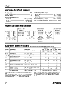 浏览型号LT1431的Datasheet PDF文件第2页