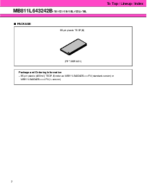 浏览型号MB811L643242B-12L的Datasheet PDF文件第2页