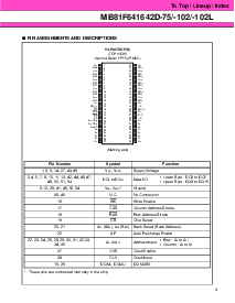 浏览型号MB81F641642D-75的Datasheet PDF文件第3页