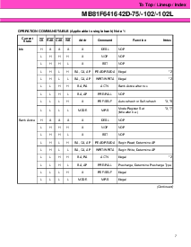 浏览型号MB81F641642D-75的Datasheet PDF文件第7页