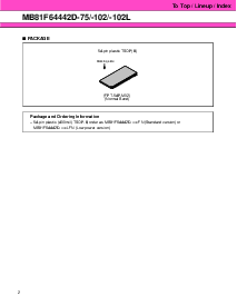 浏览型号MB81F64442D-102L的Datasheet PDF文件第2页