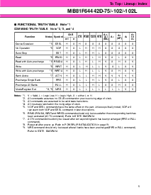 浏览型号MB81F64442D-102L的Datasheet PDF文件第5页