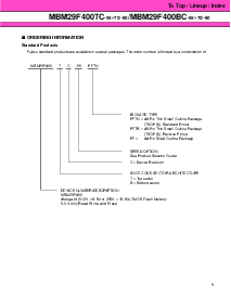 浏览型号MBM29F400TC-70的Datasheet PDF文件第9页