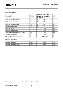 浏览型号BC848AW的Datasheet PDF文件第2页