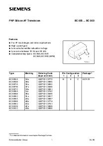 浏览型号BC856A的Datasheet PDF文件第1页