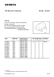 浏览型号BC860B的Datasheet PDF文件第1页