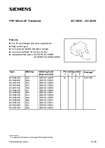 浏览型号BC857BW的Datasheet PDF文件第1页