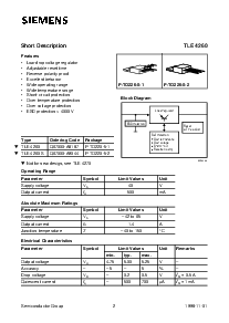 浏览型号TLE4250的Datasheet PDF文件第2页