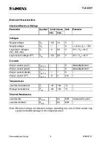 浏览型号TLE4207的Datasheet PDF文件第5页