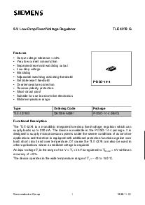 浏览型号TLE4278G的Datasheet PDF文件第1页