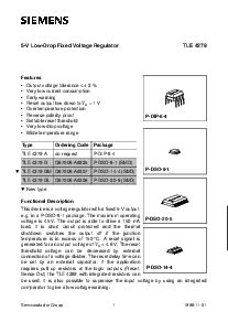 浏览型号TLE4279的Datasheet PDF文件第1页