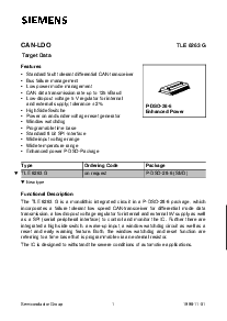 浏览型号TLE6263G的Datasheet PDF文件第1页