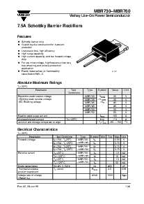 浏览型号MBR740的Datasheet PDF文件第1页