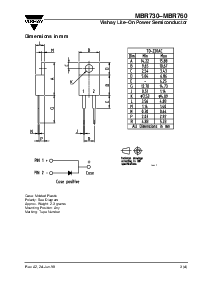 浏览型号MBR760的Datasheet PDF文件第3页