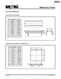 浏览型号MX23C1024的Datasheet PDF文件第5页