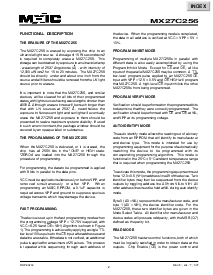 浏览型号MX27C256的Datasheet PDF文件第2页