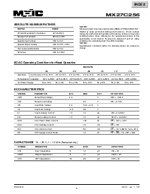 浏览型号MX27C256的Datasheet PDF文件第6页