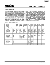 浏览型号MX29L1610T的Datasheet PDF文件第8页