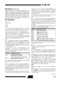 浏览型号AT89LV52的Datasheet PDF文件第3页