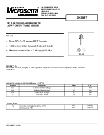 浏览型号2N2857的Datasheet PDF文件第1页