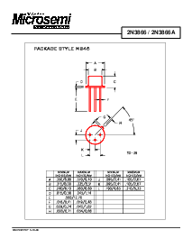 浏览型号2N3866 / 2N3866A的Datasheet PDF文件第5页