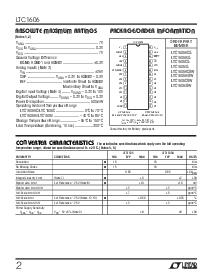 浏览型号LTC1606的Datasheet PDF文件第2页