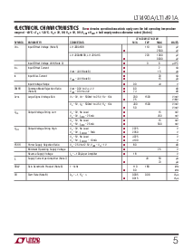 浏览型号LT1491A的Datasheet PDF文件第5页