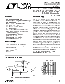 浏览型号LTC1771的Datasheet PDF文件第1页