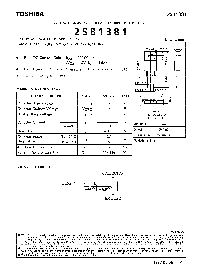 浏览型号2SB1381的Datasheet PDF文件第1页