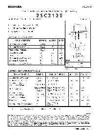 浏览型号2SC2120的Datasheet PDF文件第1页