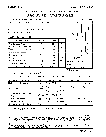 浏览型号2SC2230的Datasheet PDF文件第1页