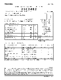 浏览型号2SC2482的Datasheet PDF文件第1页