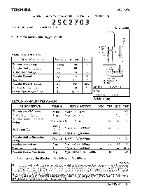 浏览型号2SC2703的Datasheet PDF文件第1页