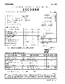 浏览型号2SC2880的Datasheet PDF文件第1页