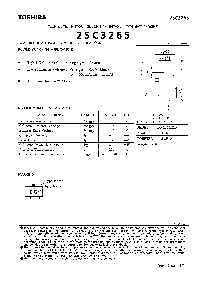 浏览型号2SC3265的Datasheet PDF文件第1页