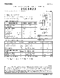 浏览型号2SC3423的Datasheet PDF文件第1页