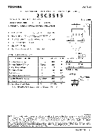 浏览型号2SC3515的Datasheet PDF文件第1页