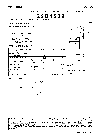 浏览型号2SD1508的Datasheet PDF文件第1页