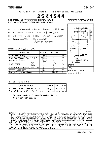 浏览型号2SK1544的Datasheet PDF文件第1页