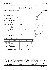 浏览型号2SK1828的Datasheet PDF文件第1页