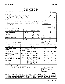浏览型号2SK209的Datasheet PDF文件第1页